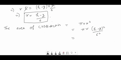 use-similar-triangles-and-cross-sectional-area-integration-0-lind-the-ormula-lor-the-volume-of-right-circular-cere-f-height-h-whose-base-is-a-circle-ot-radus-use-symbolic-nctation-and-tracli-71033