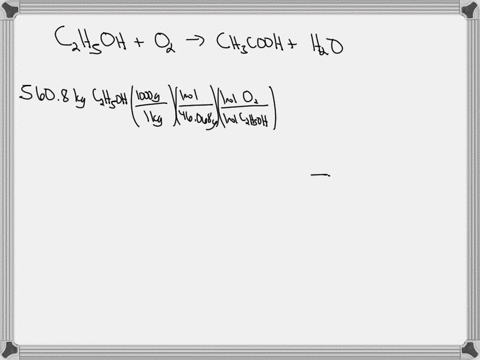 the-traditional-way-to-form-acetic-acid-is-through-the-fermentation-of-ethanol-through-the-action-of-acetic-acid-bacteria-this-is-an-aerobic-reaction-c2h5oh-o2-ch3cooh-h2o-what-would-be-the-43874
