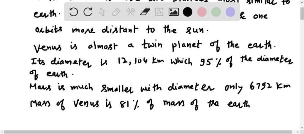 Solved How Is Planet Earth Similar And Different From Venus And Mars Solved How Is Planet Earth Similar And Different From Venus And Mars