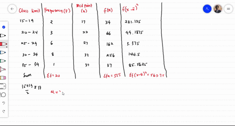 question-6-5-pts-use-the-following-frequency-table-to-calculate-the-following-measures_-class-limits-frequency-15-19-20-24-25-29-30-34-35-39-the-mean-and-the-standard-deviation-of-the-distri-96422