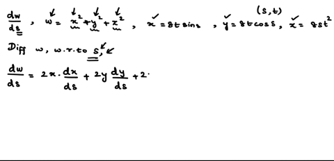 find-dwds-using-the-appropriate-chain-rule-for-w-x2-y2-z2-where-x-8tsin-s-y-8tcos-s-and-z-8st2-83722