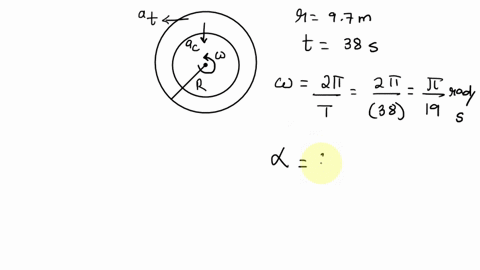 a-ferris-wheel-with-a-radius-of-97-m-rotates-at-a-constant-rate-completing-one-revolution-every-38-s-a-find-the-magnitude-of-a-passengers-acceleration-at-the-top-of-the-wheel-b-find-the-dire-83515