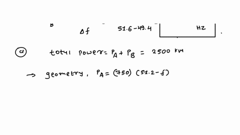 two-three-phase-alternator-a-and-alternator-b-are-connected-in-parallel-power-of-alternator-a-and-alternator-b-their-values-are-1200kw-and-1600kw-respectively-frequency-load-characteristic-o-24638