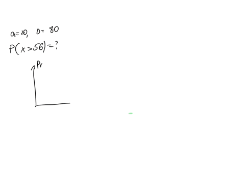 suppose-x-is-a-uniform-random-variable-with-values-ranging-from-20-to-80-find-the-probability-that-a-randomly-selected-observation-exceeds-56-09-96276