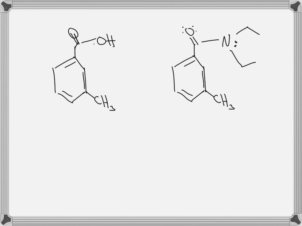 SOLVED A compound related to toluic acid is N,Ndiethylmtoluamide