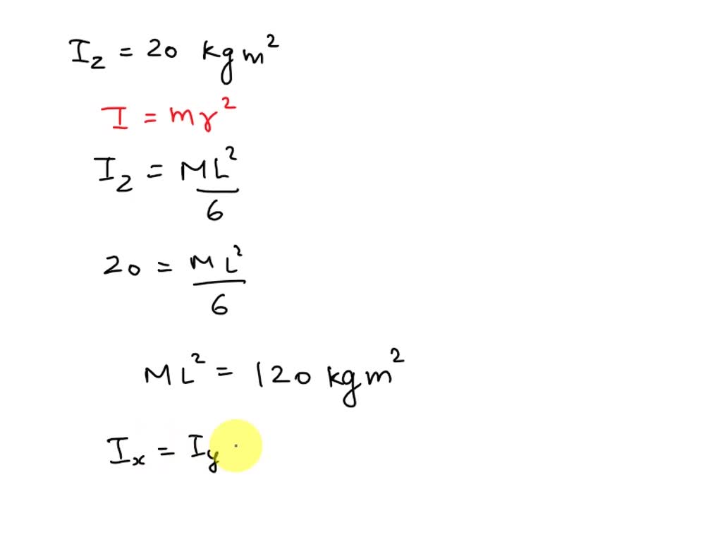 SOLVED: The moment of inertia of a square lamina about the perpendicular axis through its center 