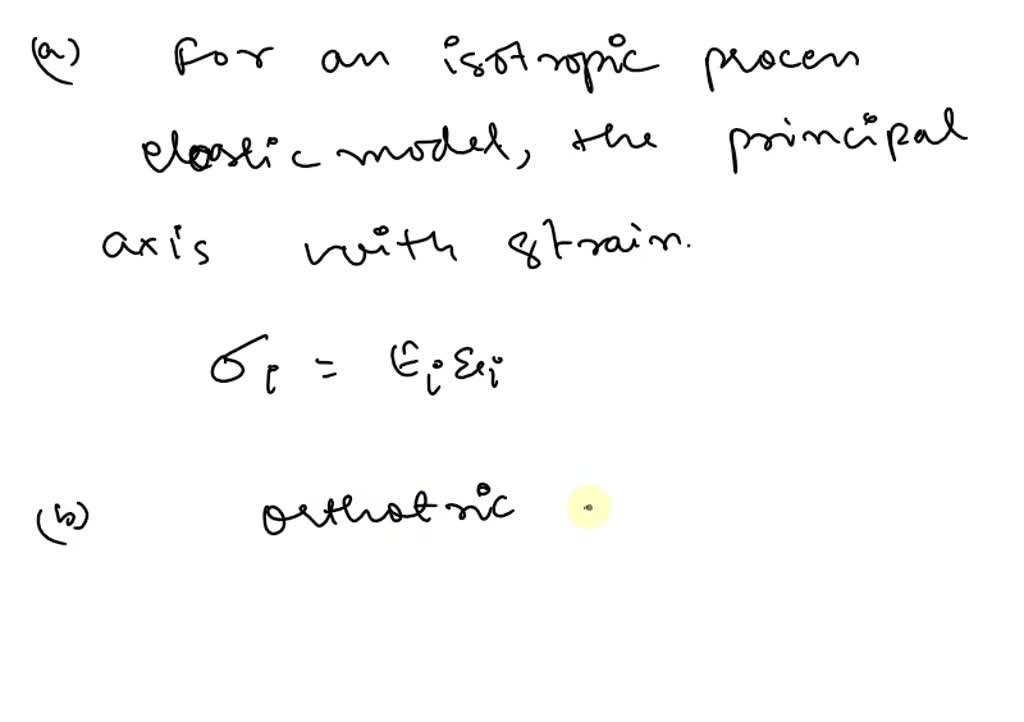 SOLVED For isotropic, hyperelastic solids, prove that the principal