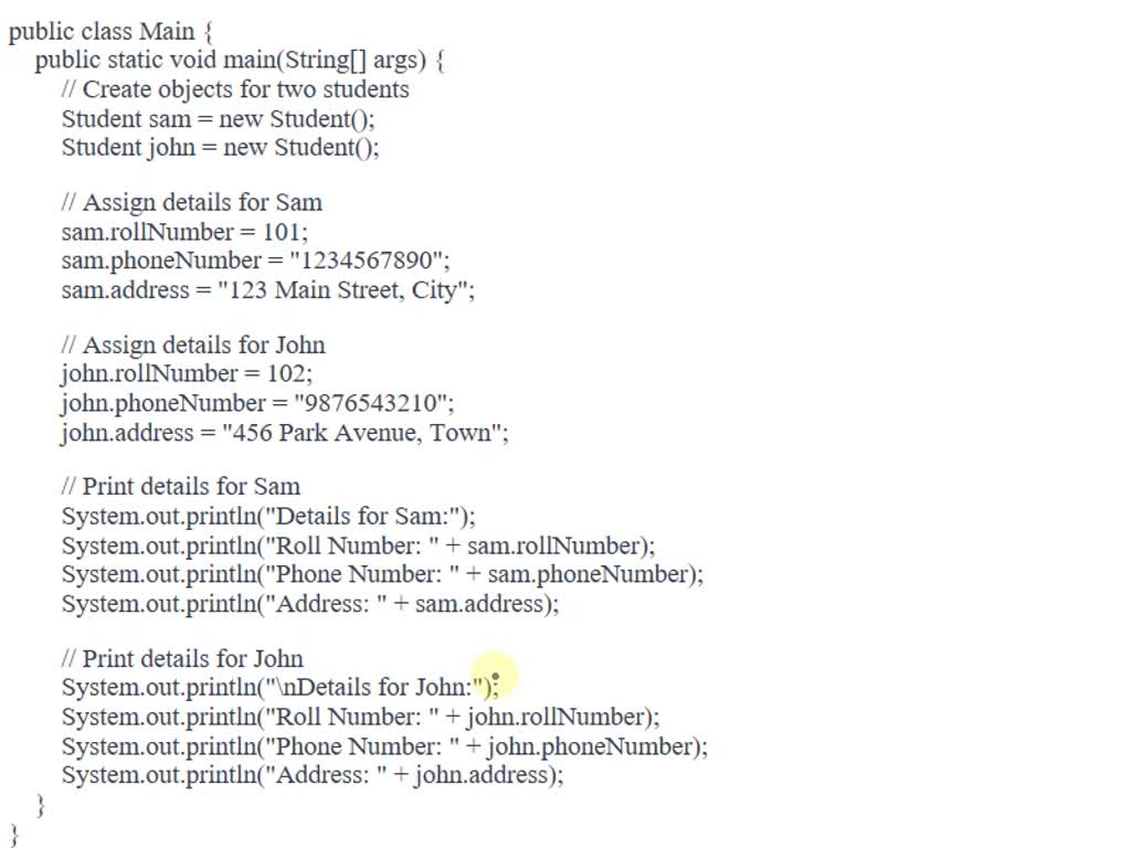 Solved: Read The Short Scenario Below, Then Draw A Class Diagram 