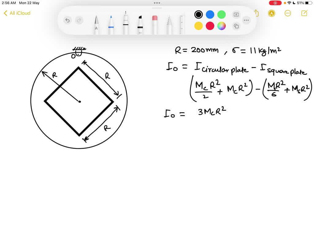 Solved Part A Determine The Mass Moment Of Inertia Of The Thin Plate About An Axis