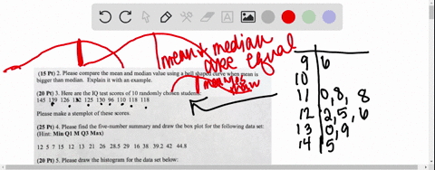 15-pt-2-please-compare-the-mean-and-median-value-using-bell-shaped-curve-when-mean-is-bigger-than-median-explain-it-with-an-example-20-pt-3-here-are-the-iq-test-scores-of-10-randomly-chosen-41481