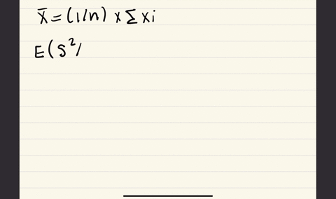 how-is-s2n-an-unbiased-estimator-of-the-variance-of-the-sample-mean-given-that-the-xis-are-independent