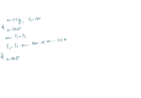 there-are-two-horizontal-forces-on-the-25-kg-box-in-the-overhead-view-of-the-figure-but-only-one-of-magnitude-f1-18-n-is-shown-the-box-moves-along-the-x-axis-for-each-of-the-following-values-31205