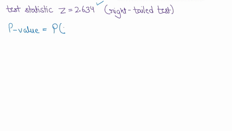 you-are-performing-a-right-tailed-test-with-test-statistic-z2424z2424-find-the-p-value-accurate-to-4-decimal-places-p-value-90885