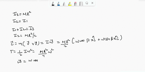 a-circular-hoop-made-of-a-thinuniform-wire-of-mass-m-and-radius-r-has-a-stationary-center-of-mass-but-exhibits-torque-free-rotational-motion-as-shown-in-the-sketch-the-angular-velocity-vecto-03667