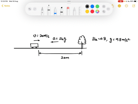details-my-notes-ask-your-teacher-a-car-is-being-driven-along-country-road-on-a-dark-and-rainy-night-at-a-speed-of-20-ms-the-section-of-road-is-horizontal-and-straight-the-driver-sees-that-t-13045