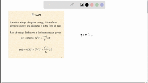 power-a-resistor-always-dissipates-energy-it-transforms-electrical-energy-and-dissipates-it-in-the-form-of-heat-rate-of-energy-dissipation-is-the-instantaneous-power-beginarrayc-ptvt-itr-i2tfracv2tr-g