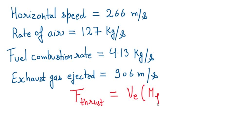 SOLVED: A jet aircraft is traveling at 266 m/s in hor- izontal flight ...