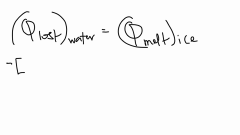 an-ice-cube-with-a-mass-of-458-mathrmg-at-00circ-mathrmc-is-added-to-a-glass-containing-414-mathrmg-of-water-at-450circ-mathrmc-determine-the-final-temperature-of-the-system-at-equilibrium-the-specifi