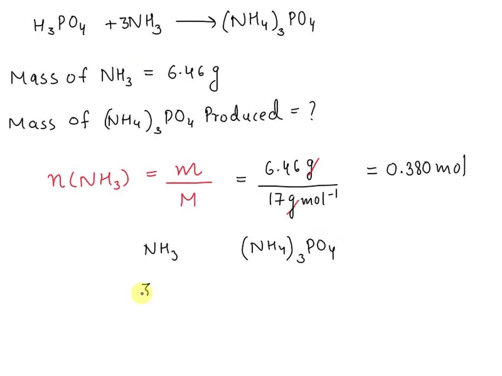 SOLVED: Ammonium phosphate is an important ingredient in many ...