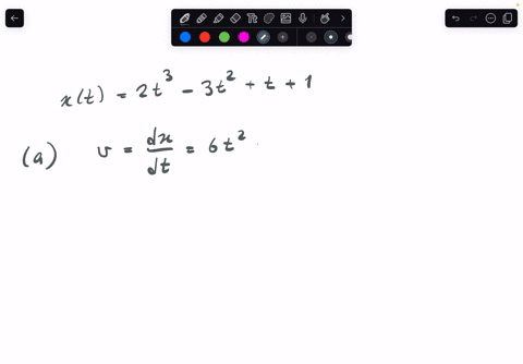 the-position-of-an-object-as-a-function-of-time-is-given-by-the-equation-xt2-t3-3-t2t1-where-t-is-given-in-seconds-and-x-is-measured-in-meters-find-a-the-velocity-left1text-tt-right-derivative-of-posi