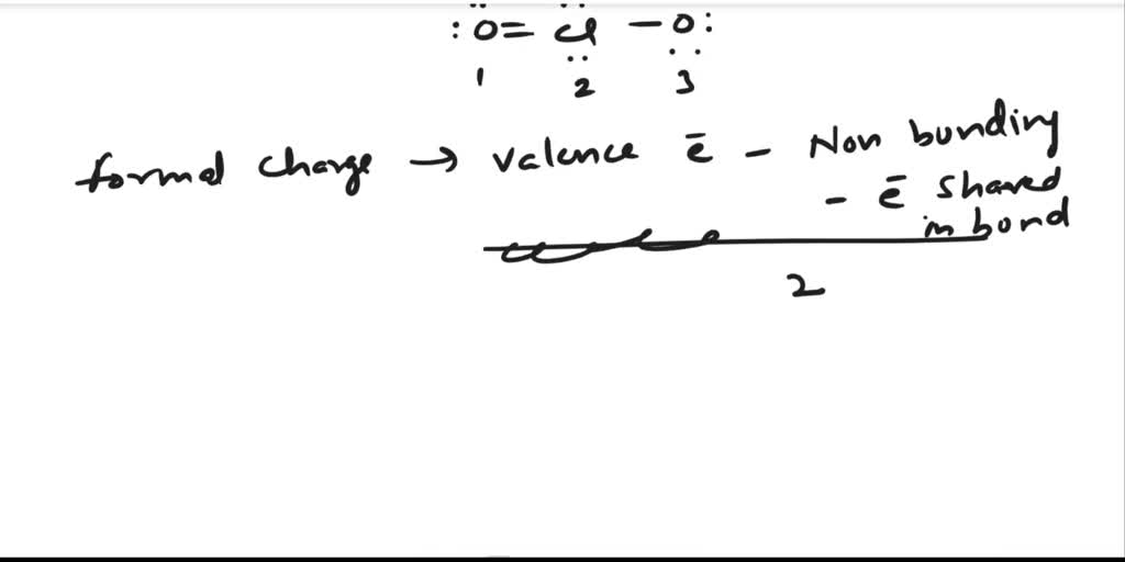 SOLVED The chlorite ion has a Lewis structure which is based on the