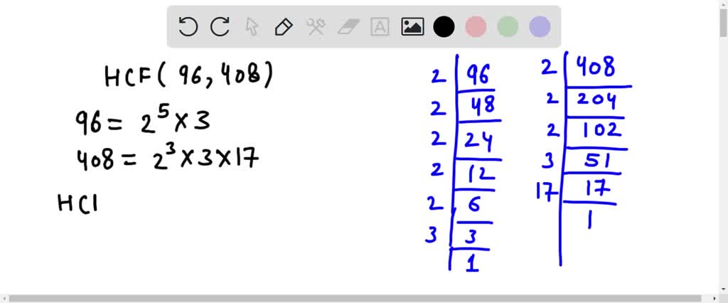 SOLVED: Quick Answers Find The HCF Using The Common Factor, 03/26/2023