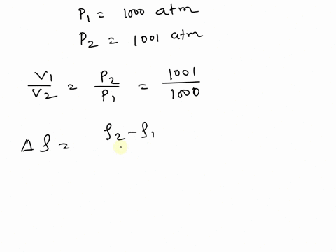 b-gas-if-it-is-compressed-isothermally-from-1000-atm-to-1001-atm-isothermally-from-10-atm-to-11-atm-determine-the-percent-increase-in-density-of-the-it-is-observed-that-the-density-of-an-ide-51381