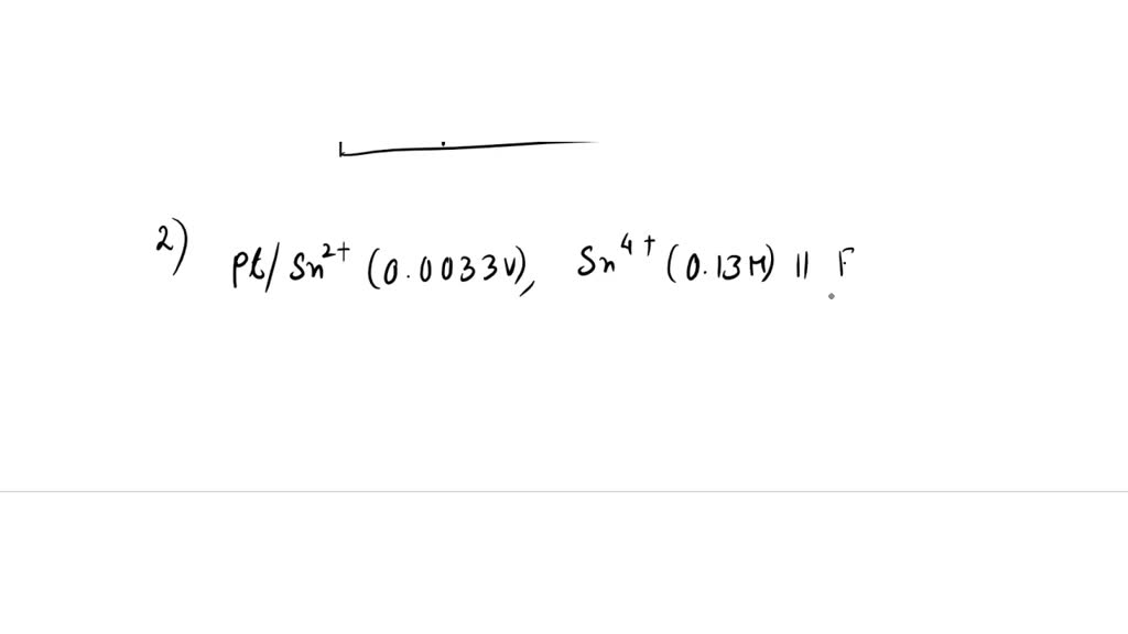 Solved For The Following Electrochemical Cells Calculate The Potential And Determine If The 8685