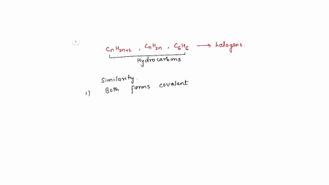 what-are-similarities-and-differences-between-alkanes-alkenes-and-benzene-with-halogens-15743
