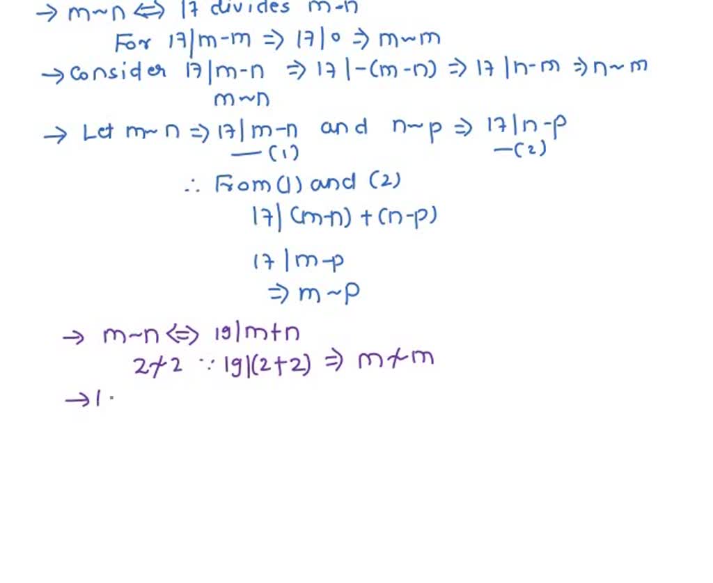 SOLVED: Practice Problems-Relation: Problem 10 (1 Point) For The ...