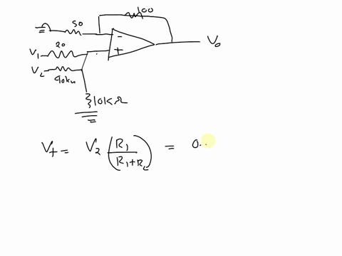 consider-the-ideal-noninverting-op-amp-circuit-in-figure-a-derive-the-expression-for-vo-as-a-function-of-vi1-and-vi2-b-find-vo-for-vi1-02v-and-vi2-03v-100-ko-www-50-kq-www-v1-o-www-20-kq-www-47227