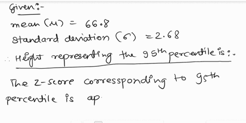 in-a-survey-of-women-in-a-certain-country-ages-20-29-the-mean-height-was-668-inches-with-a-standard-deviation-0f-268-inches-answer-the-following-questions-about-the-specified-normal-distribu-94545