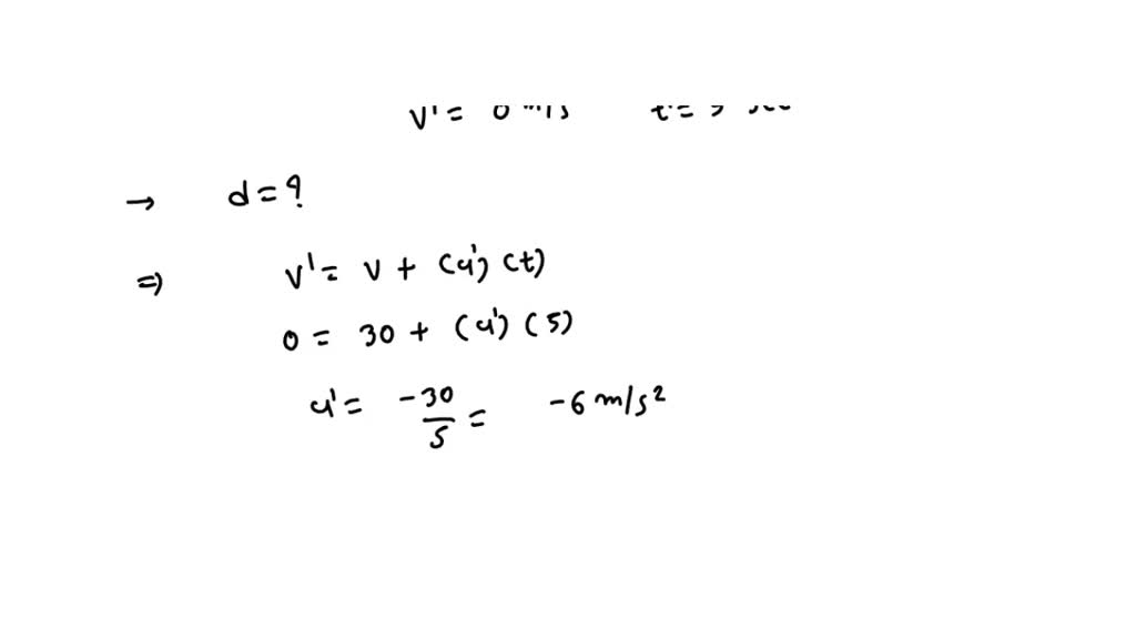 SOLVED: A car of mass 1000 kg is traveling at a constant velocity of 20 ...