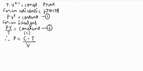 a-show-that-for-an-ideal-gas-undergoing-an-adiabatic-process-tv-1-is-constant-and-tpl-7-is-constant-when-is-independent-of-temperature-22-an-ideal-gas-at-initial-pressure-pi-undergoes-an-adi-94222