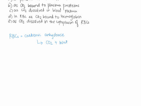 most-co2-in-the-blood-is-carried-a-in-the-plasma-as-bicarbonate-ions-b-as-co2-bound-to-plasma-proteins-as-co2-dissolved-in-the-blood-plasma-din-red-blood-cells-as-co2-bound-to-hemoglobin-e-a-62175