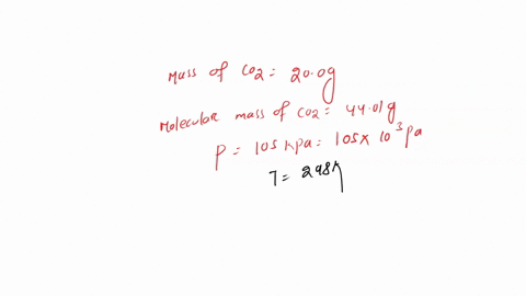 what-volume-would-200g-of-co2-occupy-at-a-temperature-of-298k-and-a-pressure-of-105-kpa-78644