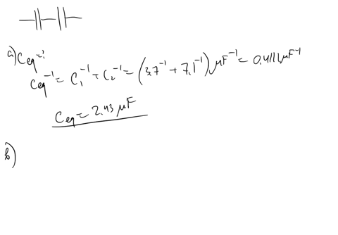 hrw7-tp-25-71-a-capacitor-with-capacitance-c_1370-mu-mathrmf-is-connected-in-series-with-a-capacitor-with-capacitance-c_2710-mu-mathrmf-and-a-potential-difference-of-125-mathrmv-is-applied-across-the