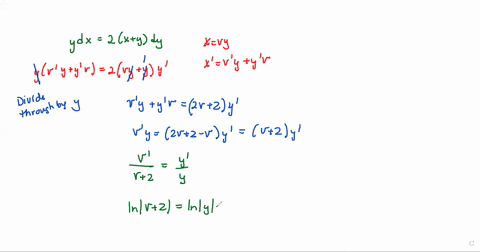 consider-the-following-homogeneous-differential-equation-y-dx-2x-y-dy-use-the-substitution-x-vy-to-write-the-given-differential-equation-in-terms-of-only-y-and-v-solve-the-given-differential-12024