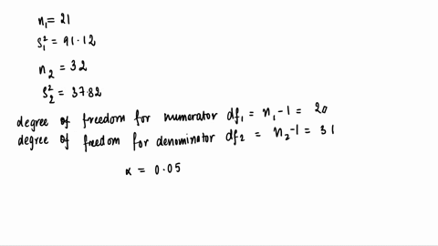 question-12-1-point-the-following-information-is-available-for-two-random-samples-selected-from-two-independent-normal-distributions-sample-1-n1-21-s2-9112-sample-2-12-32-s2-3782-ata-005-lev-36885