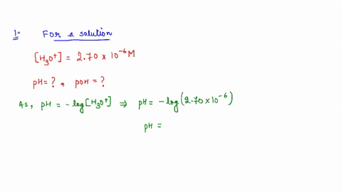 1at-25-c-a-solution-has-a-hydronium-ion-concentration-of-27010-6-m-what-is-the-ph-poh-and-oh-of-this-solution-2what-is-the-ph-of-a-79110-3-m-solution-of-the-strong-acid-hbr-hbraq-h2ol-br-aq-26391