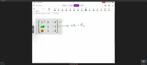 as-an-example-in-matrix-the-two-row-operations-r2-2ri-r2-and-r3-3ri-r3-are-used-to-convert-the-2-and-3-in-the-first-column-to-0-note-that-in-both-equations-ie-row-operations-the-rows-are-bei-56347