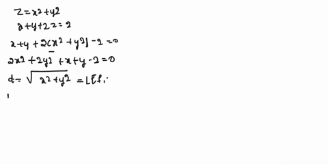 the-plane-xy2-z2-intersects-the-paraboloid-zx2y2-in-an-ellipse-find-the-points-on-this-ellipse-tha-6-74232