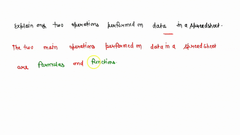 explain-any-two-operations-performed-on-data-in-a-spreadsheet-96154