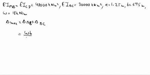 the-beam-shown-consists-of-two-cantilever-beams-ab-and-cd-that-are-connected-to-a-beam-by-two-hinges-at-b-and-c-determine-the-maximum-deflection-of-this-structure-eiaseico48000-knxm2eigc3000-92791