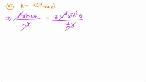 a-projectile-is-fired-in-such-way-that-its-horizontal-range-is-equal-to-three-times-the-maximum-height-what-is-the-angle-of-projection-at-what-angle-you-must-project-the-object-to-have-horiz-75711