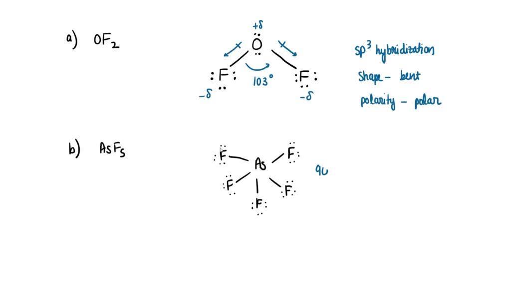 SOLVED: For each of the following molecules, write the Lewis structure ...