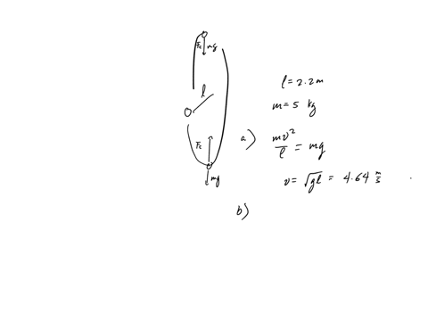 39-a-ball-of-mass-50-kg-is-attached-to-the-end-of-a-22-m-long-string-and-whirled-around-in-a-circle-that-describes-a-vertical-plane-7-marks-a-what-is-the-minimum-speed-that-the-ball-can-be-m-94088