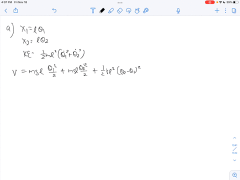 two-identical-pendulums-are-hung-from-the-same-height-and-conpled-with-spring-each-pendulum-consists-of-string-of-length-and-bob-of-mass-the-entire-system-is-in-fixed-vertical-plane-see-figu-67056