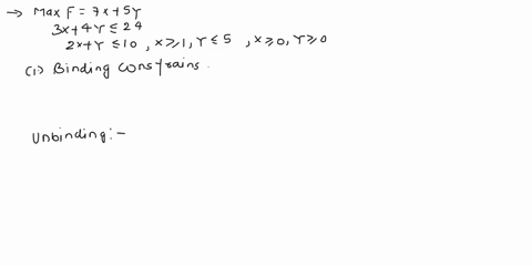 maximize-f-zx-sy-subject-to-the-following-constraints-3x4y-24-2x-1y-10-y5-xand-y-are-non-negative-for-the-following-lp-model-respond-to-the-following-questions-using-graphic-tools-and-algebr-73577