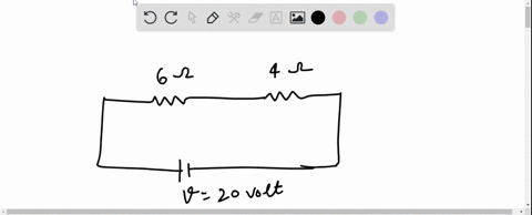 a-resistor-of-6-is-connected-in-series-with-another-resistor-of-4-a-potential-difference-of-20-v-is-applied-across-the-combination-calculate-the-current-in-the-circuit-2